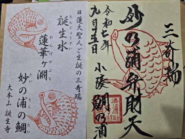 小湊山 誕生寺の御朱印3