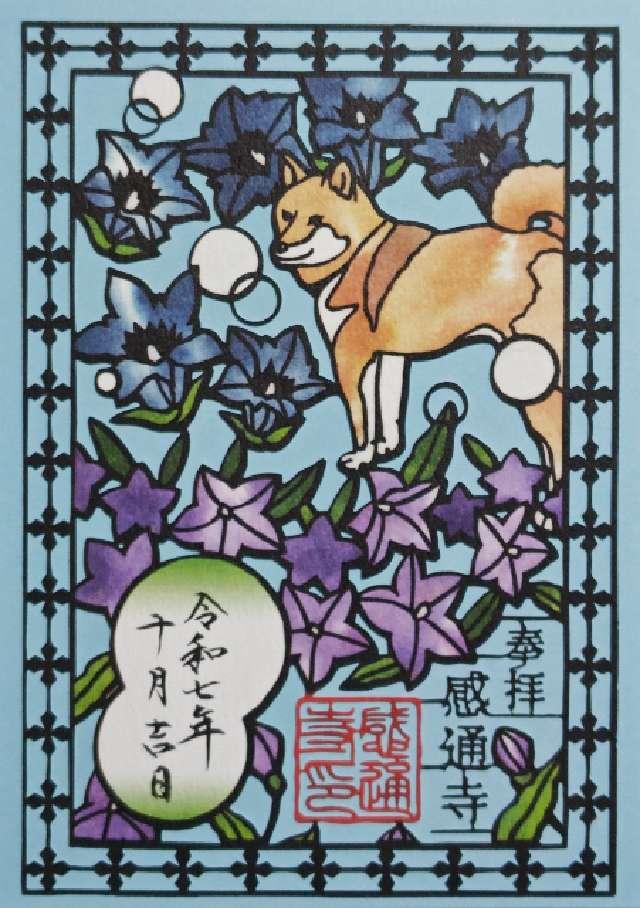 本妙山 感通寺の御朱印2