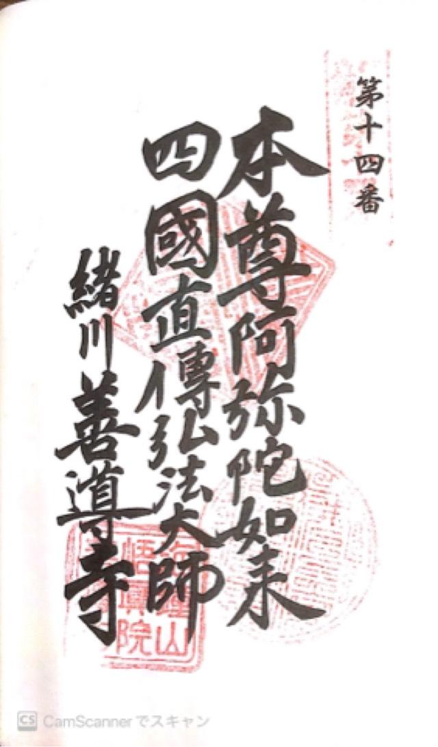 海鐘山 善導寺の御朱印9