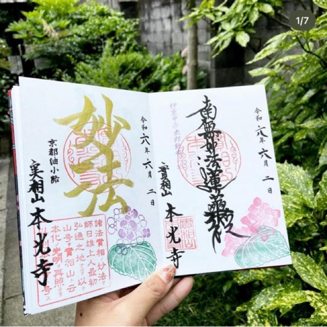 實相山 本光寺の御朱印6