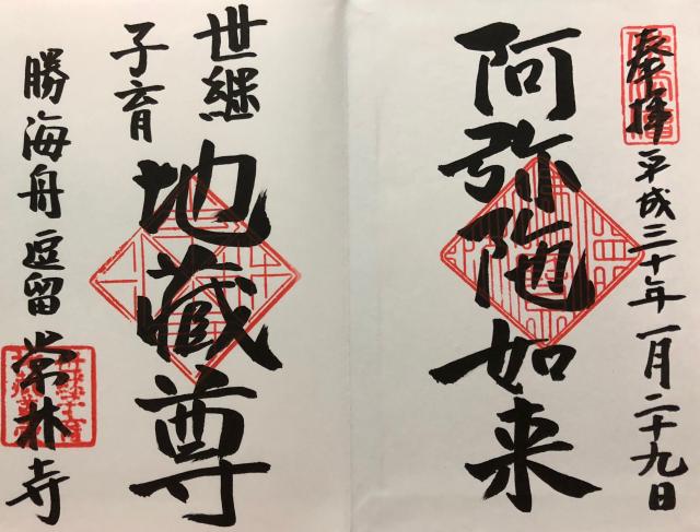 光明山 摂取院 常林寺の御朱印6