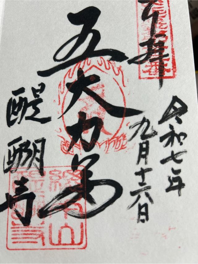 醍醐山 醍醐寺(下醍醐)の御朱印3