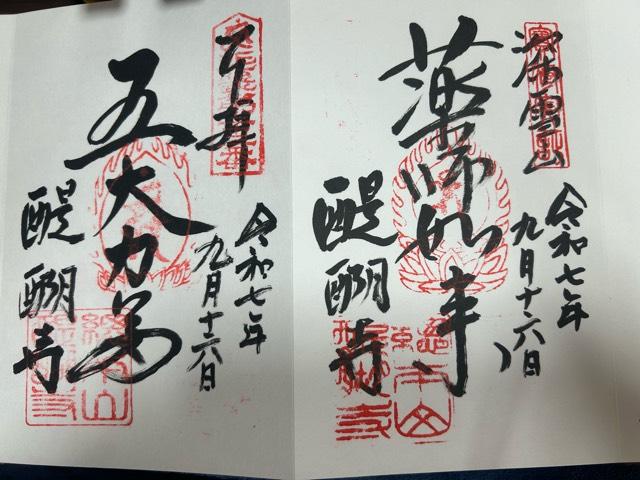 醍醐山 醍醐寺(下醍醐)の御朱印6