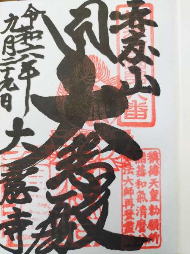 再度山 大龍寺の御朱印5