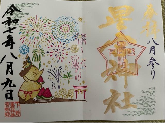 下野星宮神社の御朱印5