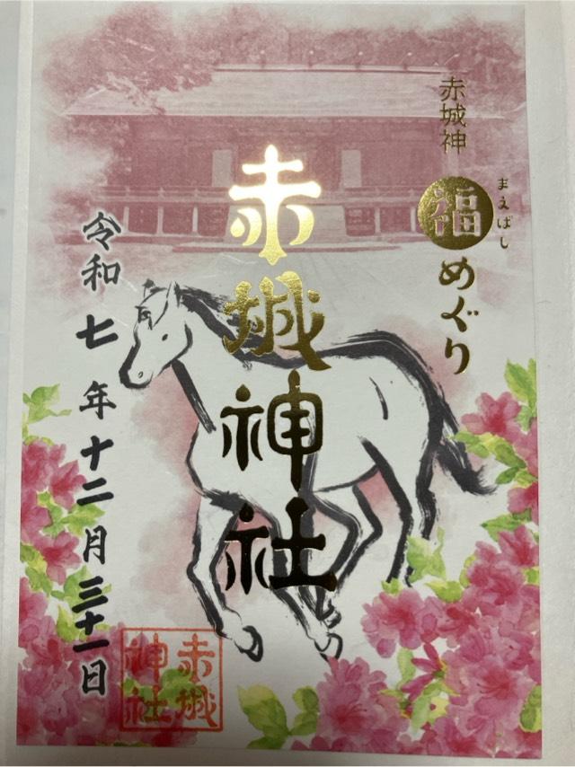 (三夜沢) 赤城神社の御朱印3