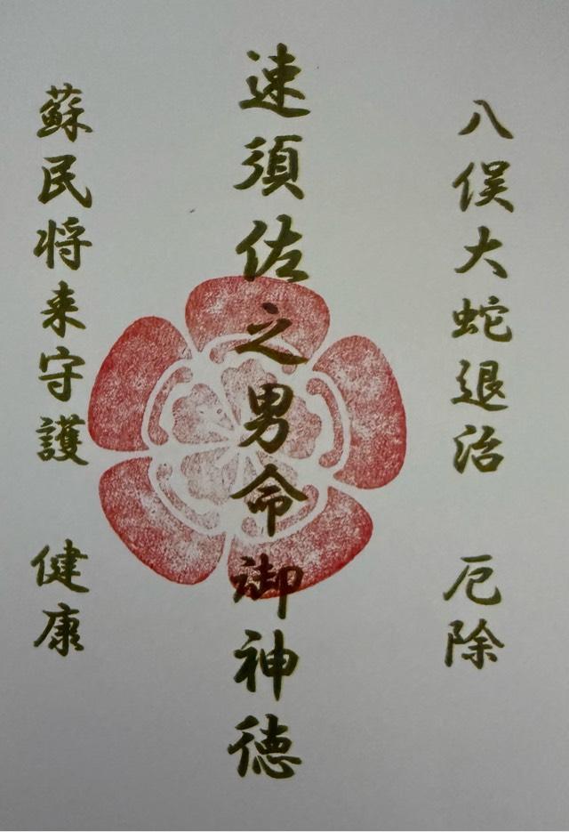 群馬県高崎市柴崎町801番地 進雄神社の御朱印