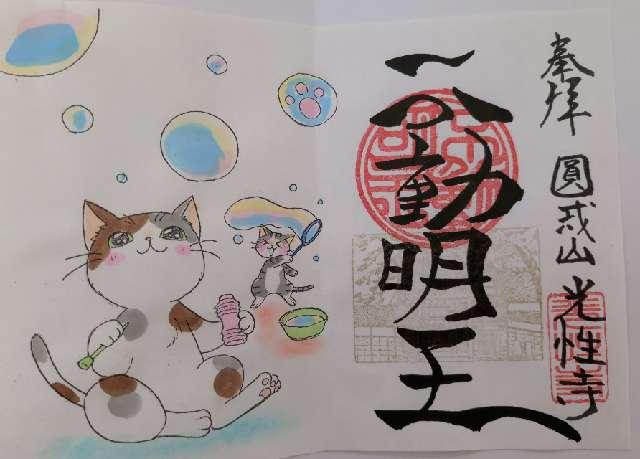 円戒不動山 光性寺の御朱印2