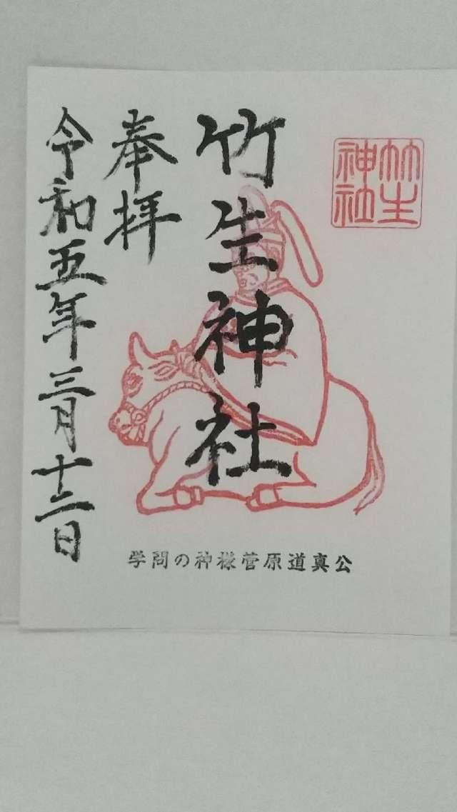 竹生神社の御朱印1