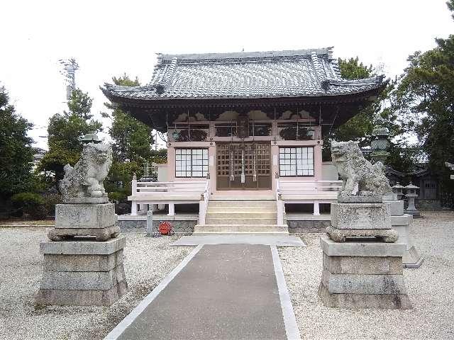 愛知県西尾市一色町大字治明字西側23 神明社の写真1