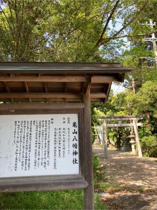 亀山八幡神社の参拝記録(恭子さん)
