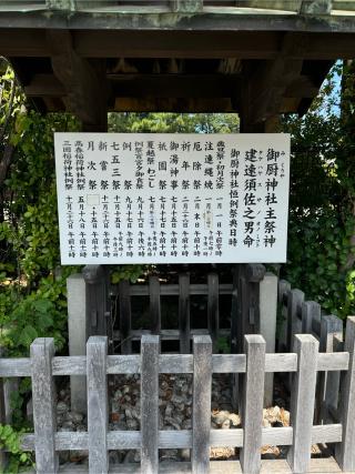 御厨神社の参拝記録(こーちんさん)