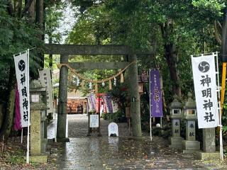 神明神社の参拝記録(ピーナッツさん)