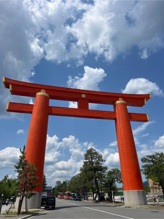 平安神宮の参拝記録(⛩️🐉🐢まめ🐢🐉⛩️さん)