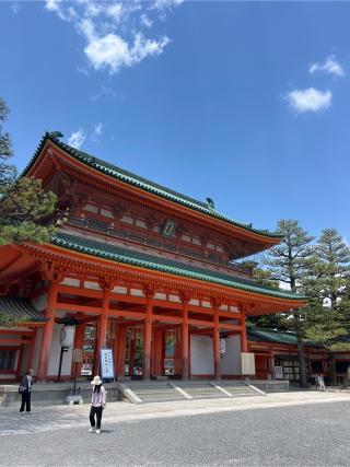 平安神宮の参拝記録(⛩️🐉🐢まめ🐢🐉⛩️さん)