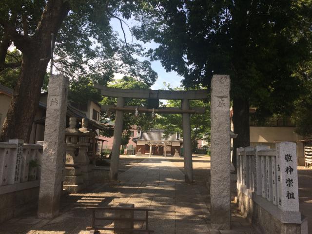 大阪府箕面市牧落２−１２−２７ 八幡大神宮(牧落八幡宮)の写真1