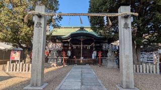 中道八阪神社の参拝記録(あきおさん)