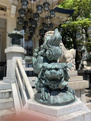 難波八阪神社の参拝記録(⛩️🐉🐢まめ🐢🐉⛩️さん)