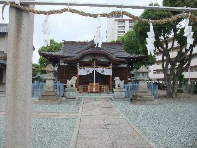 兵庫県西宮市神明町3-21 八幡神社の写真1