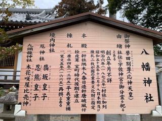中筋八幡神社の参拝記録(KUMIKOさん)