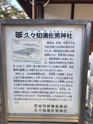 久々知須佐男神社の参拝記録(じゃすてぃさん)