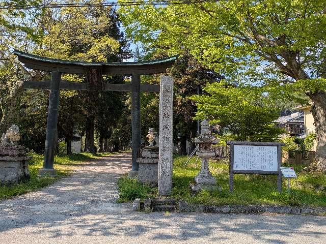 波々伯部神社の参拝記録2