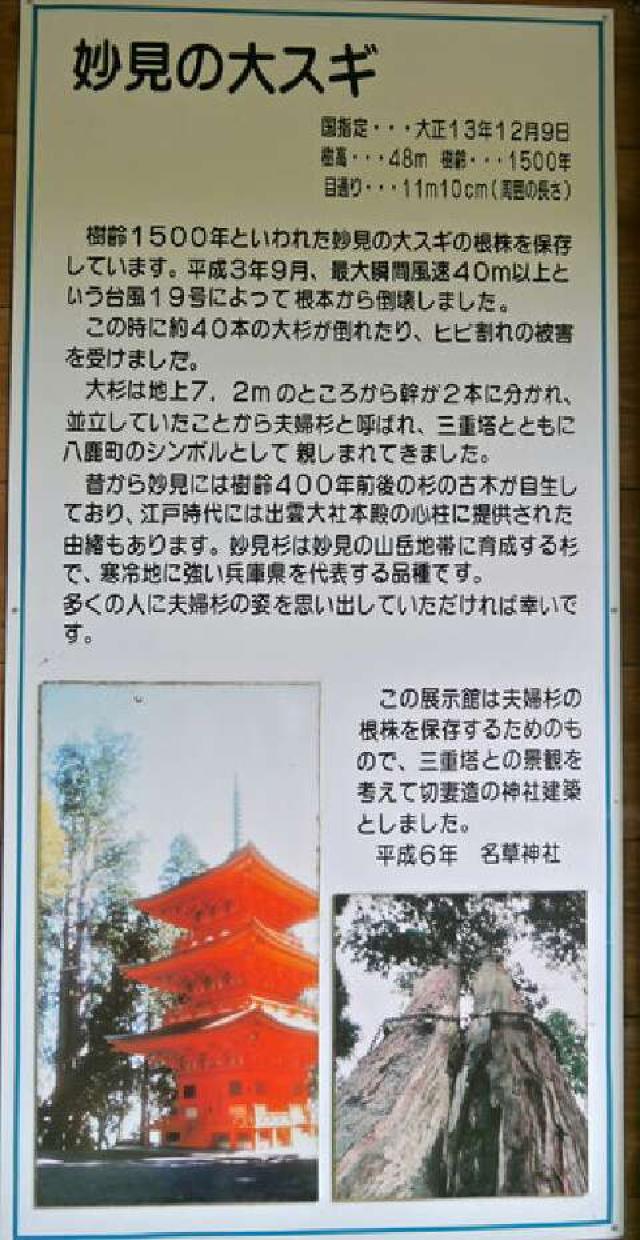 兵庫県養父市八鹿町石原1755-6 名草神社の写真5