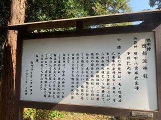 鴨都波神社の参拝記録(古事記追随さん)