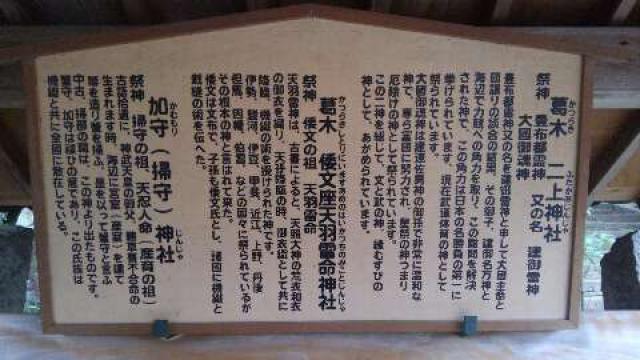 奈良県葛城市加守1045 葛木倭文座天羽雷命神社の写真2