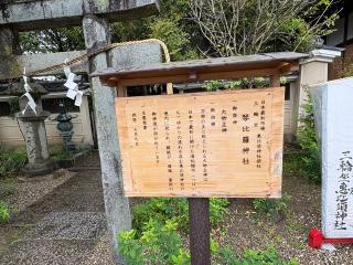 琴比羅神社（恵比須神社境内社）の参拝記録(いけさん)