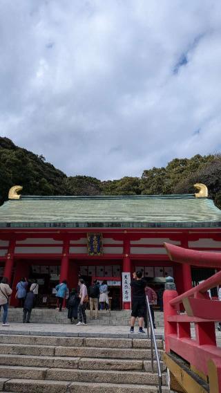 赤間神宮の参拝記録(こまいぬおさん)