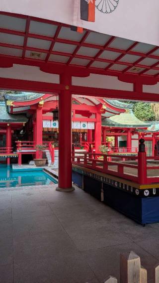 赤間神宮の参拝記録(こまいぬおさん)