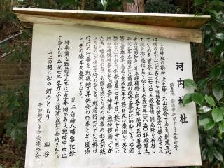 河内神社の参拝記録(じゃすてぃさん)