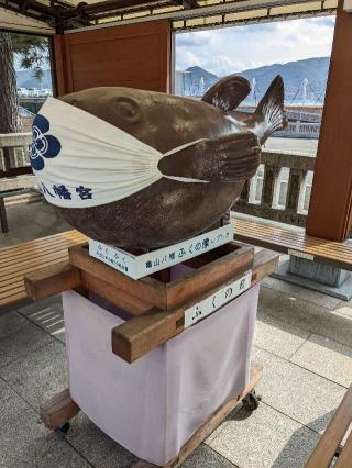 亀山八幡宮の参拝記録(こまいぬおさん)