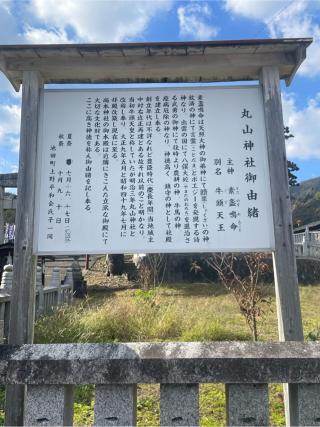 丸山神社の参拝記録(フクタロウさん)