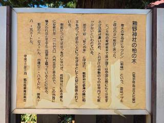 熊野神社の参拝記録(萬勤誕さん)