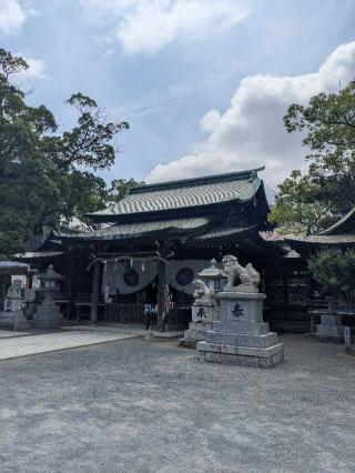 飛幡八幡宮の参拝記録(こまいぬおさん)