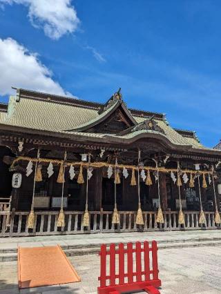 小倉八坂神社の参拝記録(こまいぬおさん)