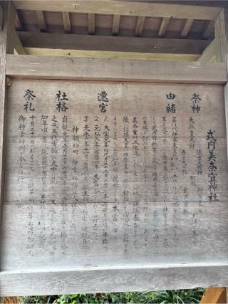美奈宜神社の参拝記録(ほちさん)