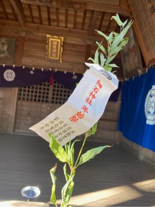 細石神社の参拝記録(みほさん)
