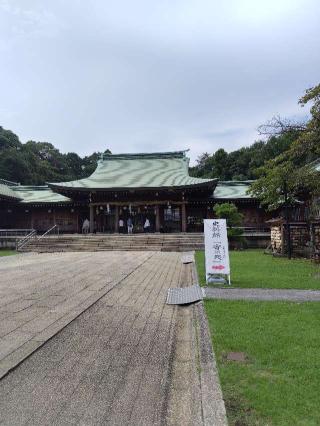 大分県護国神社の参拝記録(ラルゴ観光企画、観光バス事業部さん)