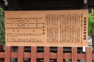 照國神社の参拝記録(ドラゴンさん)