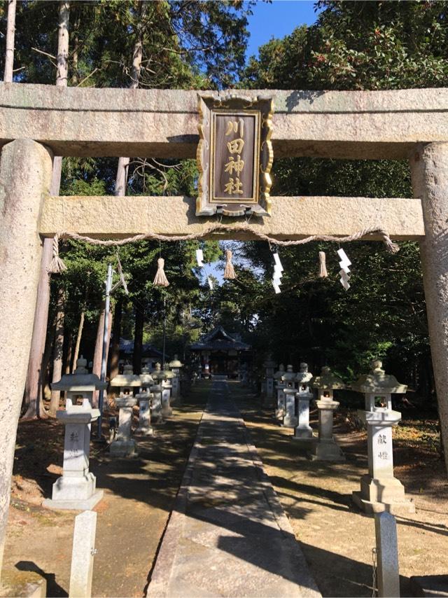 川田神社の参拝記録(ちもさん)