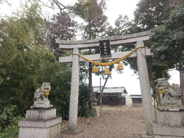 滋賀県米原市朝妻筑摩1293 朝妻神社の写真2