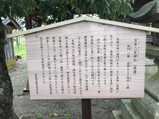 日吉二宮神社の参拝記録(じゃすてぃさん)