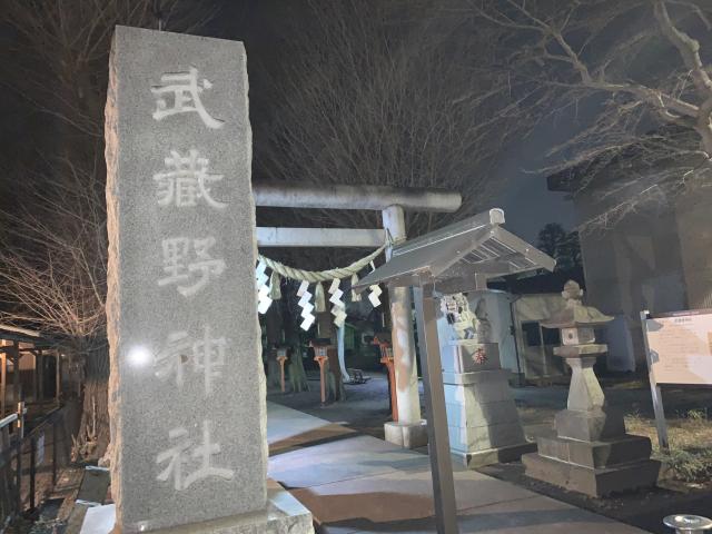 武蔵野神社の参拝記録(金髪しんちゃんさん)