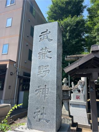 武蔵野神社の参拝記録(⛩️🐍🐢まめ🐢🐍⛩️さん)
