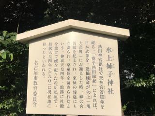 氷上姉子神社(熱田神宮攝社)の参拝記録(じゃすてぃさん)