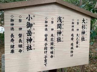 小御岳神社（櫻木神社境内社）の参拝記録(智恵子さん)
