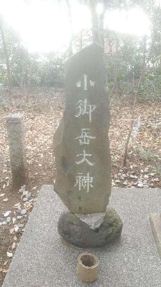 小御岳神社（櫻木神社境内社）の参拝記録(りんごぐみさん)